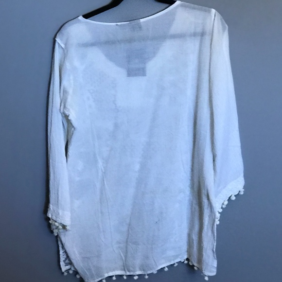 Beautiful Shear Summer Top/Bathing Suit Cover. NWT - Picture 3 of 5